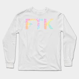 Pastel Tie Dye FTK Long Sleeve T-Shirt